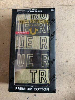 True Religion Brand Jeans Men's 5 Pack Briefs Premium Cotton 5MU361TR NEW w TAG